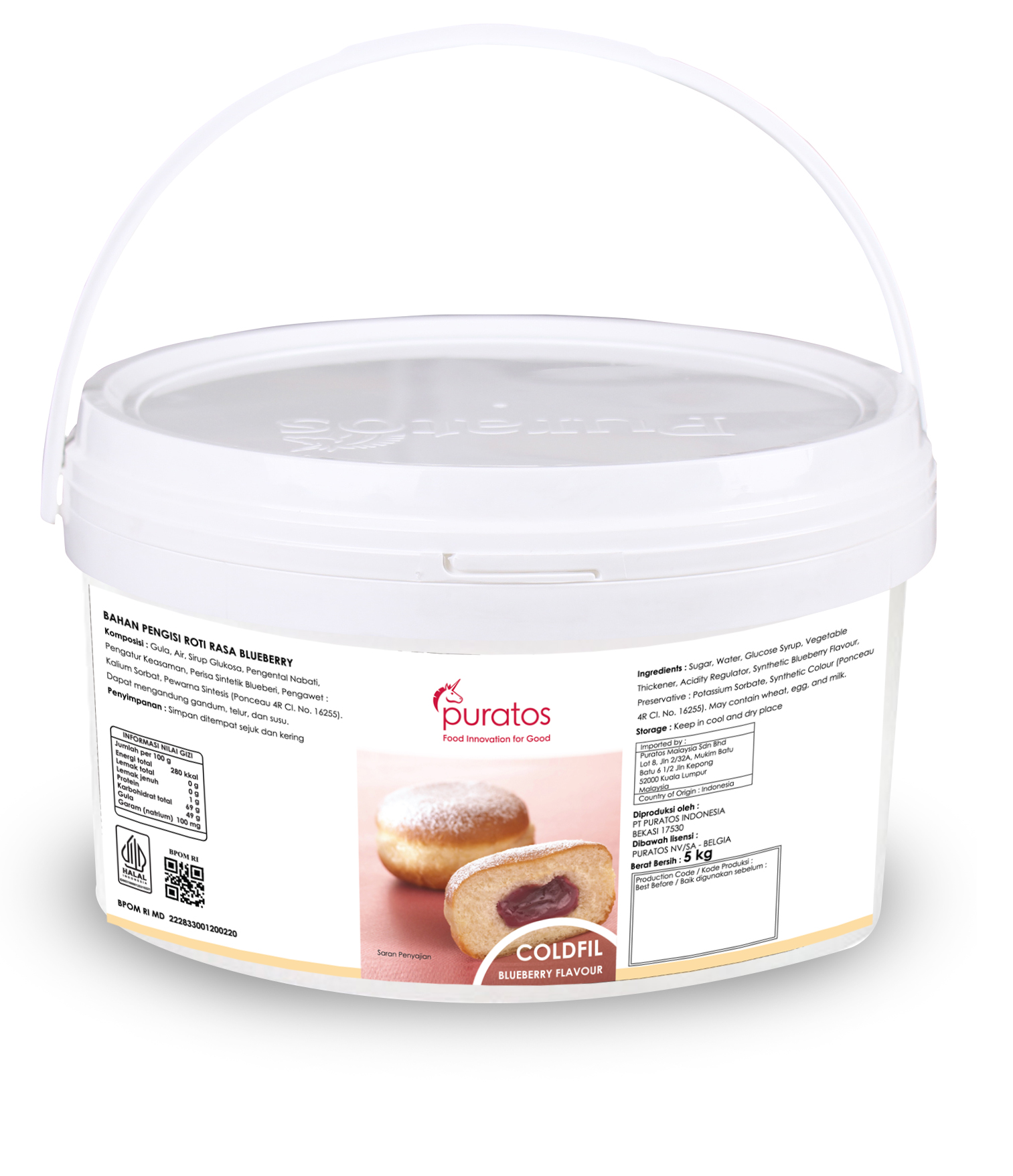 COLDFIL BLUEBERRY FLAVOUR (5 KG)